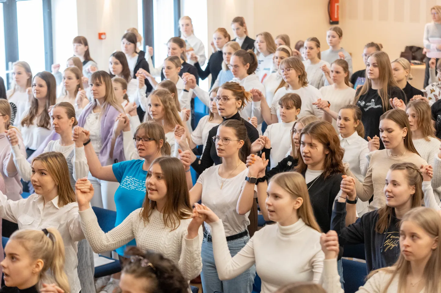 Laulu- ja tantsupeo neidudekooride maakondlik eelproov Türil