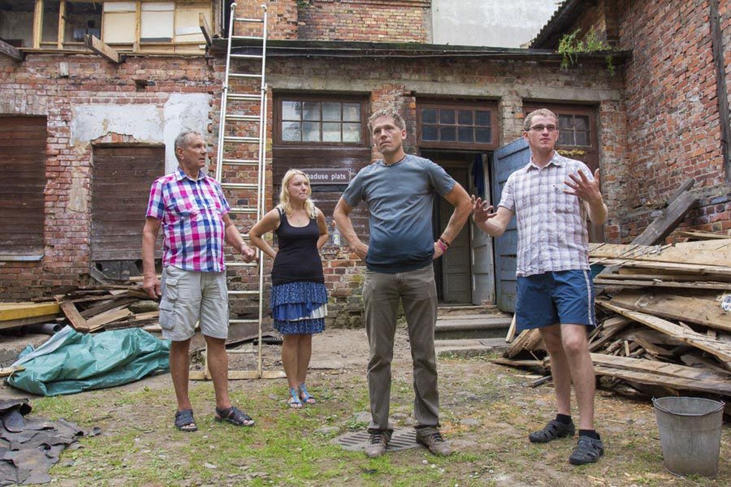 Uut elu üritavad Koidu seltsimajja puhuda (vasakult) Raivo Volmer, Ane Purgas, Marek Nõmm ja Romet Koser.
