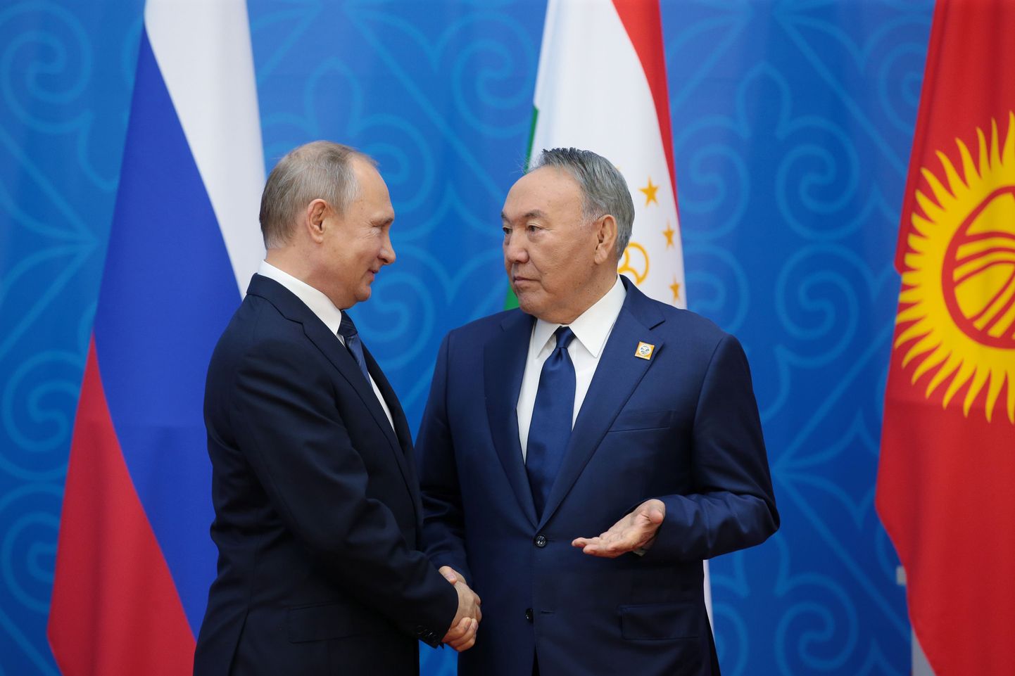 Kasahstani president Nursultan Nazarbajev Venemaa riigipea Vladimir Putiniga.