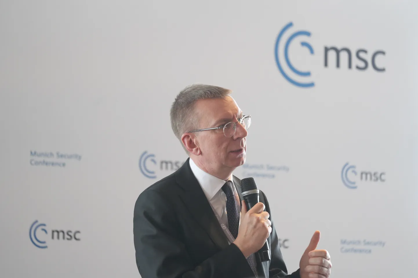 Valsts prezidents Edgars Rinkēvičs Minhenes drošības konferencē