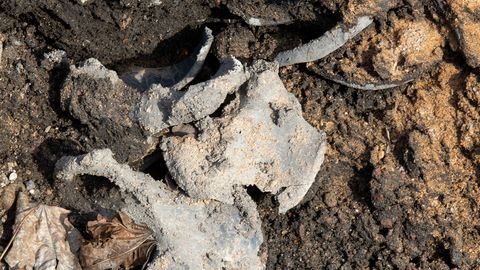 В ходе дорожных работ строители нашли человеческие кости