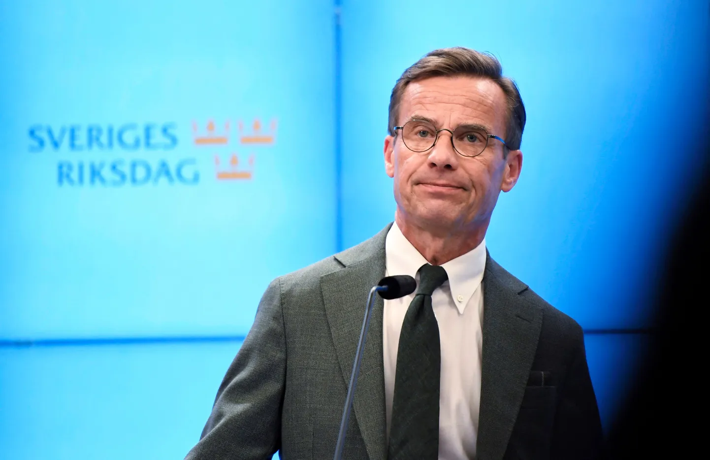 Rootsi peaminister Ulf Kristersson.