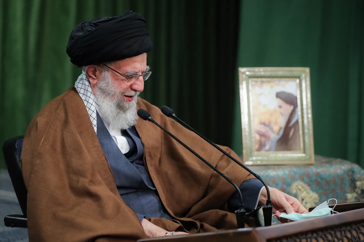 Iraani kõrgeim usujuht ajatolla Ali Khamenei.