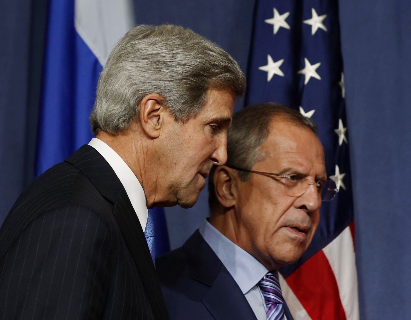 John Kerry ja Sergei Lavrov pärast neljapäevast kohtumist.
