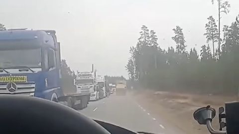 VIDEO ⟩ Võrumaa teed on kohati täis liitlaste veokeid