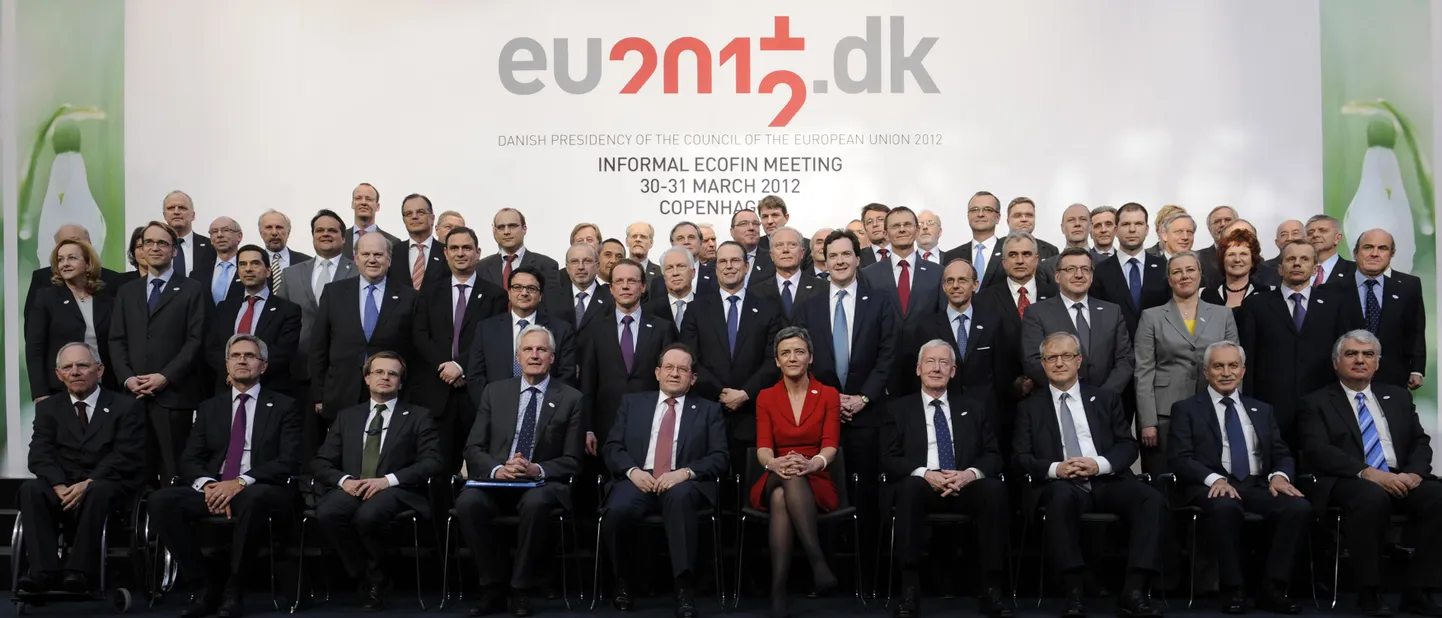 Ecofin 30. märtsil Kopenhaagenis.