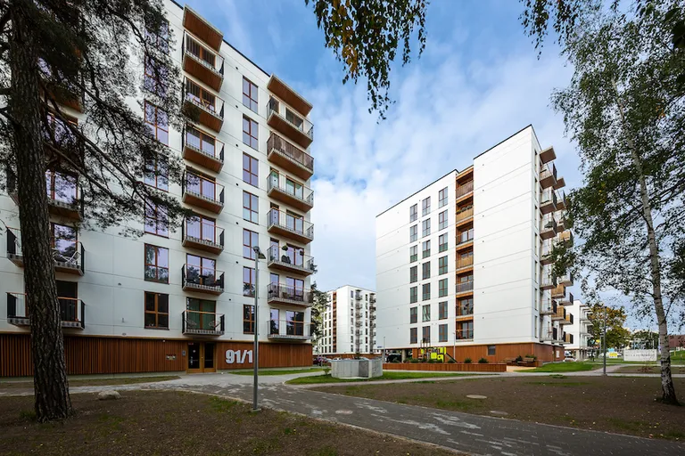 Kadaka Metsapark, многоквартирные дома, Эхитаяте-теэ, 91/1 и 91/2, а также Кадака-теэ, 141 и 141a, Мустамяэ, Таллинн.