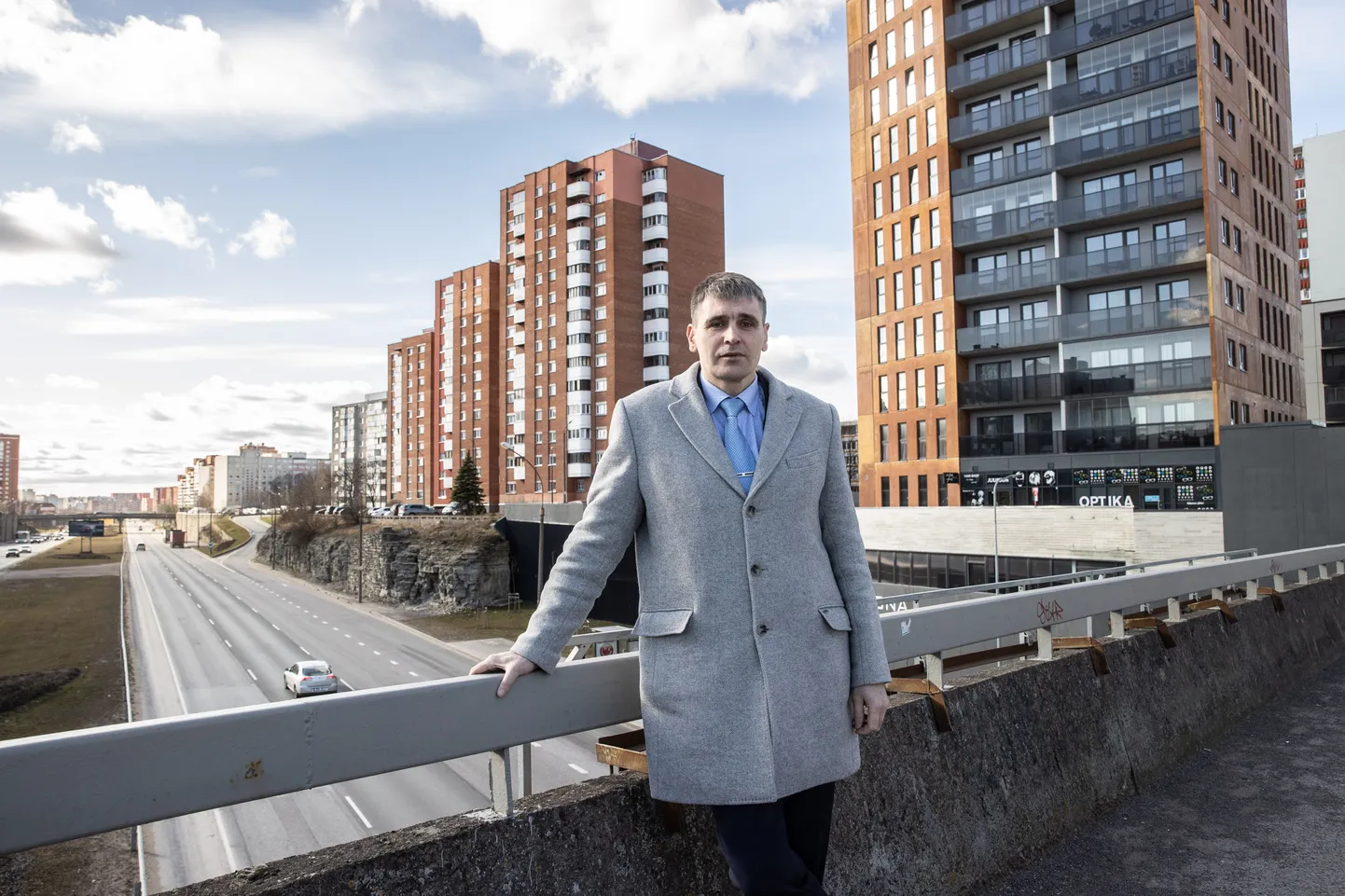 1Partner kinnisvara juht Martin Vahter Lasnamäel.