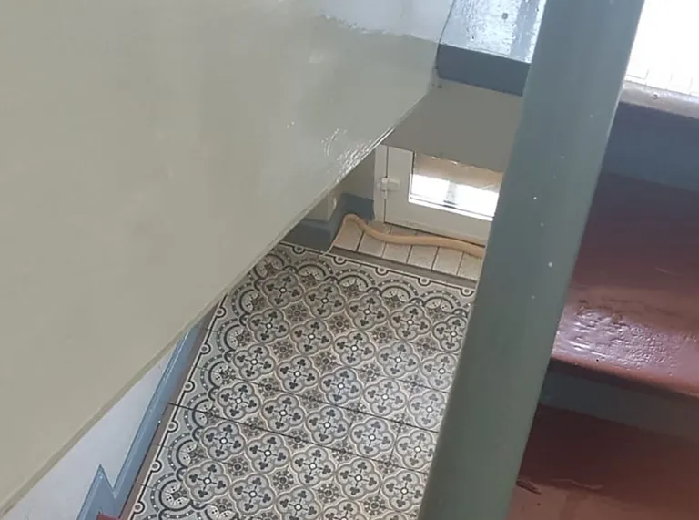 Kobra ühe Herne linnas asuva maja trepikojas.