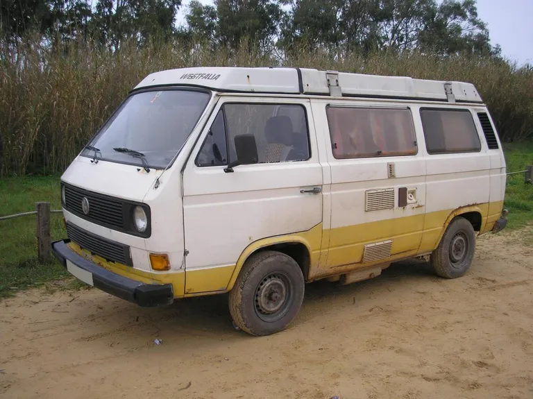Christian Brücknerile kuulunud Volkswagen T3 Westfalia.
