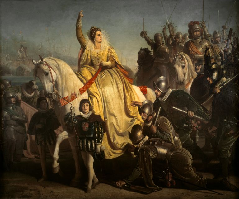 Inglise kuninganna Elizabeth I kunstnik Ferdinand Piloty 1861. aasta maalil
