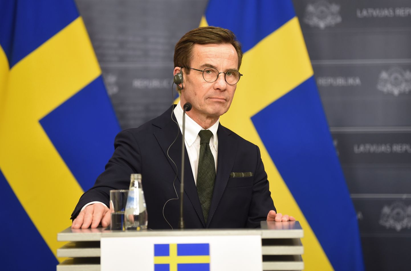 Zviedrijas Ministru prezidents Ulfs Kristersons.