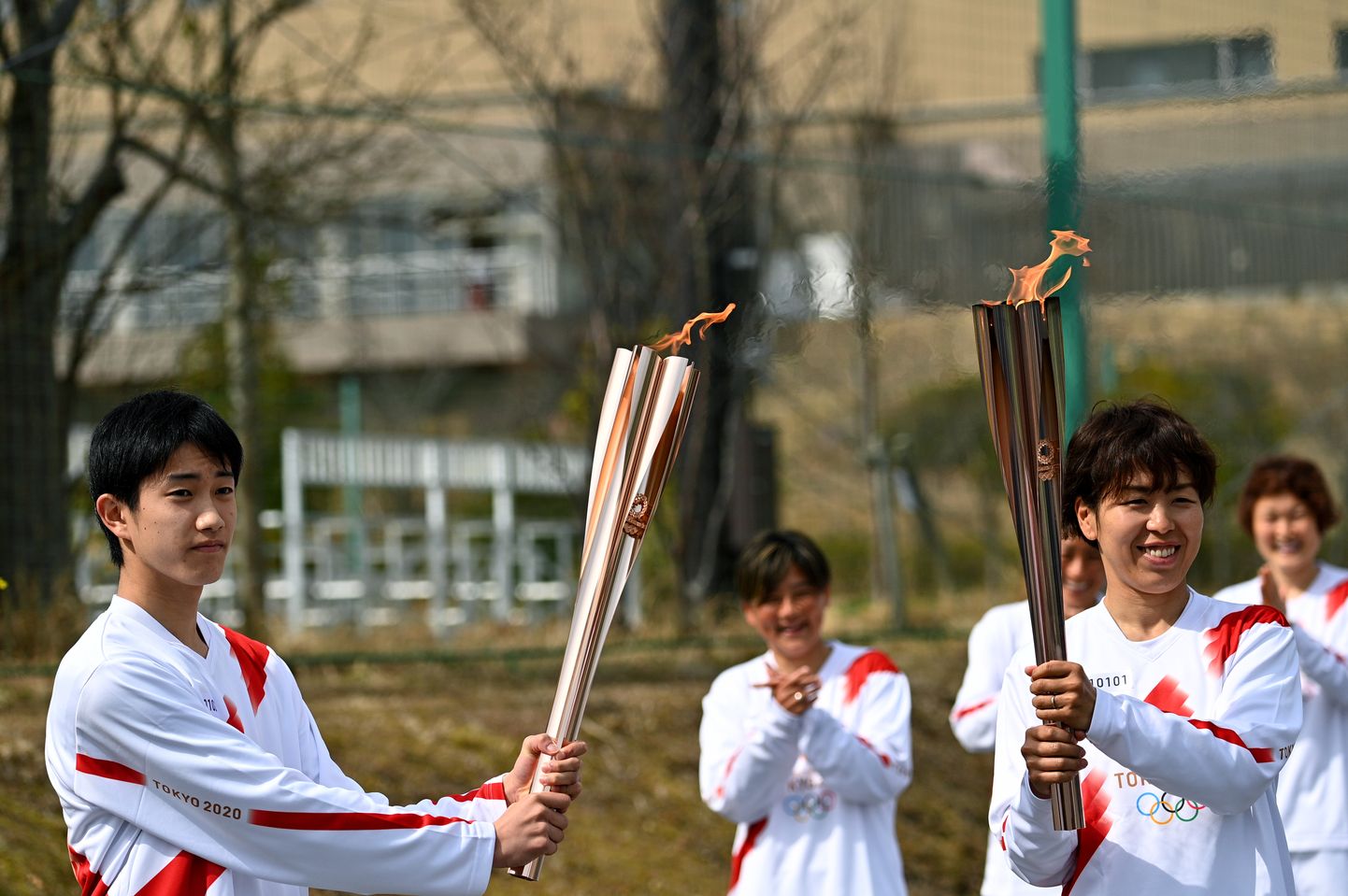 Эстафета олимпийского огня стартовала в японской Фукусиме.