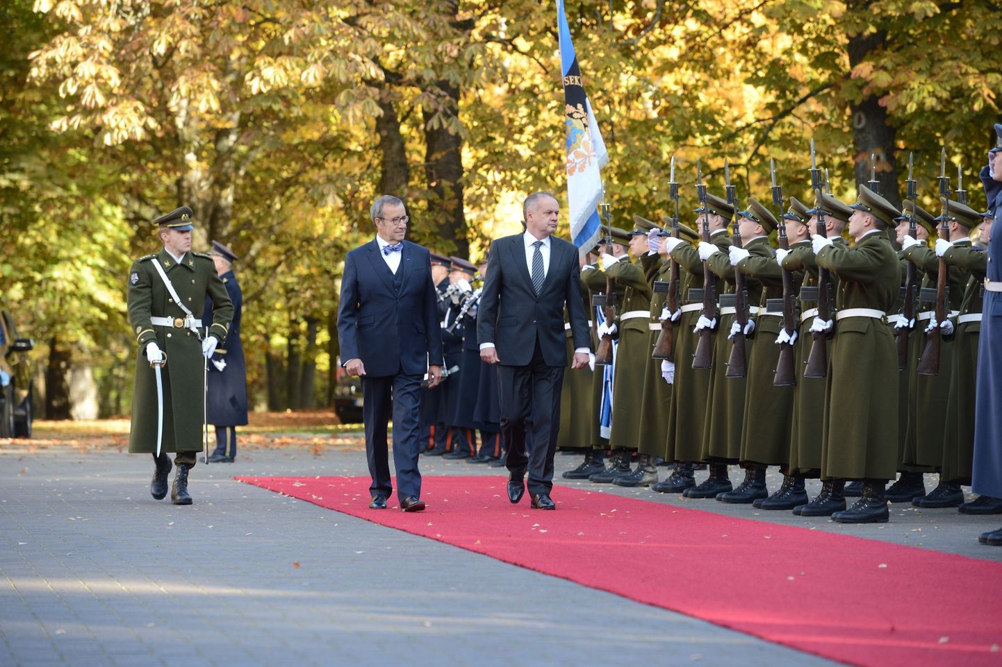President Toomas Hendrik Ilves ja Slovakkia riigipea Andrej Kiska.