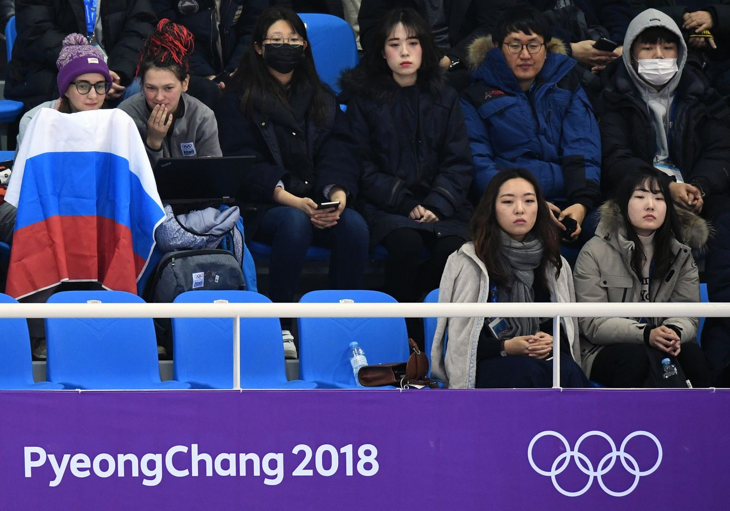 Venemaa koondise poolehoidjaid leidub Pyeongchangist omajagu.