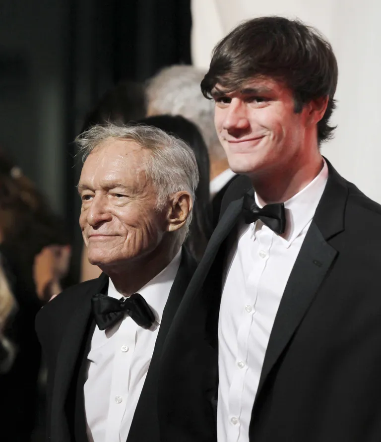 Hugh Hefner ja Cooper Hefner / DANNY MOLOSHOK/REUTERS/Scanpix