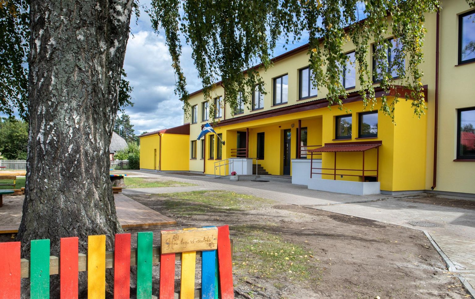 Raeküla lasteaed sai lisaks uuele välimusele ka energiatõhusaks.