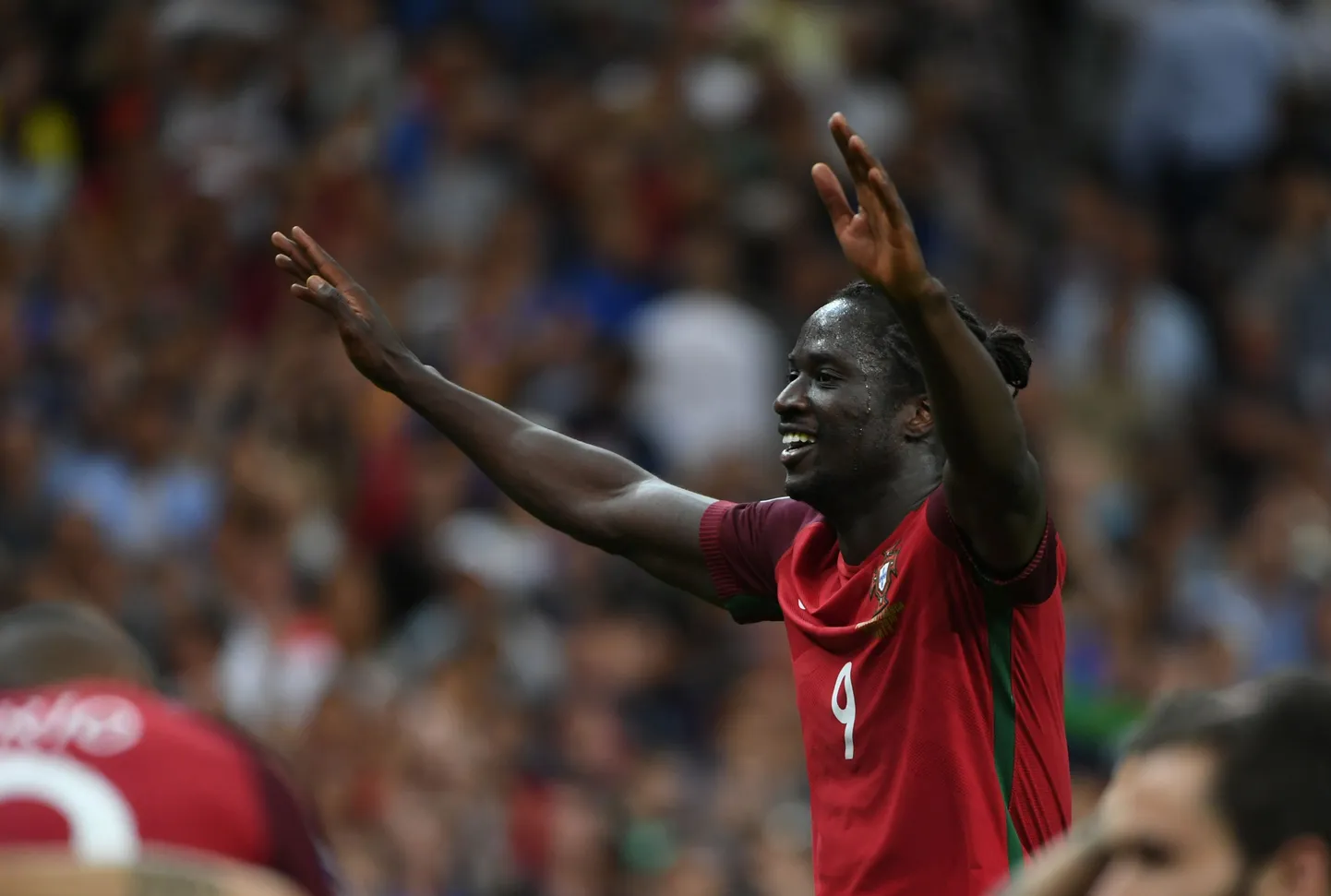 Eder tähistamas Euroopa meistriks tulekut.