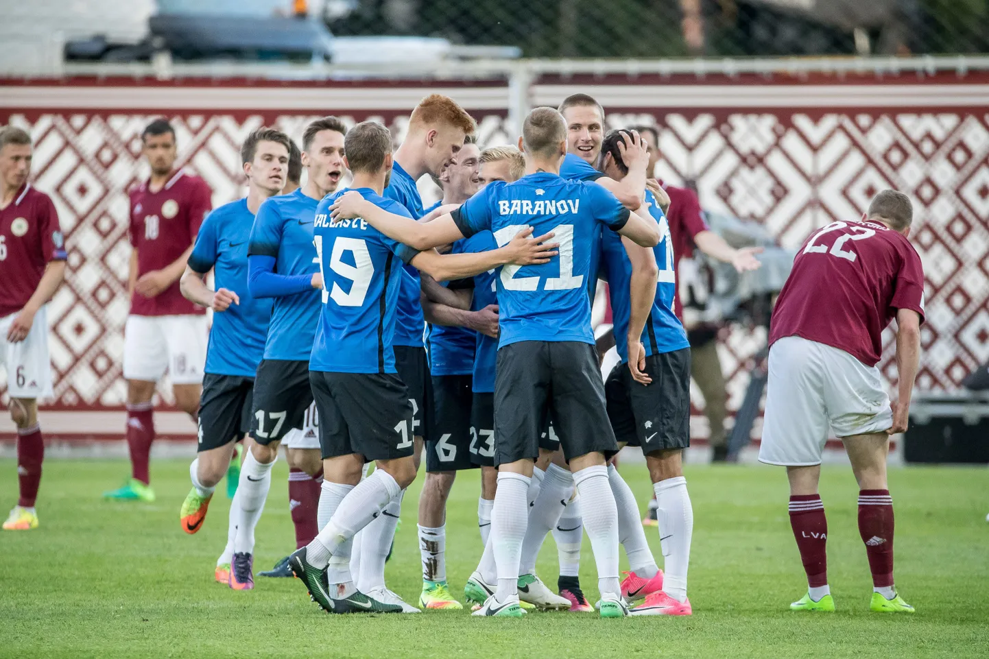 Eesti jalgpallikoondis.