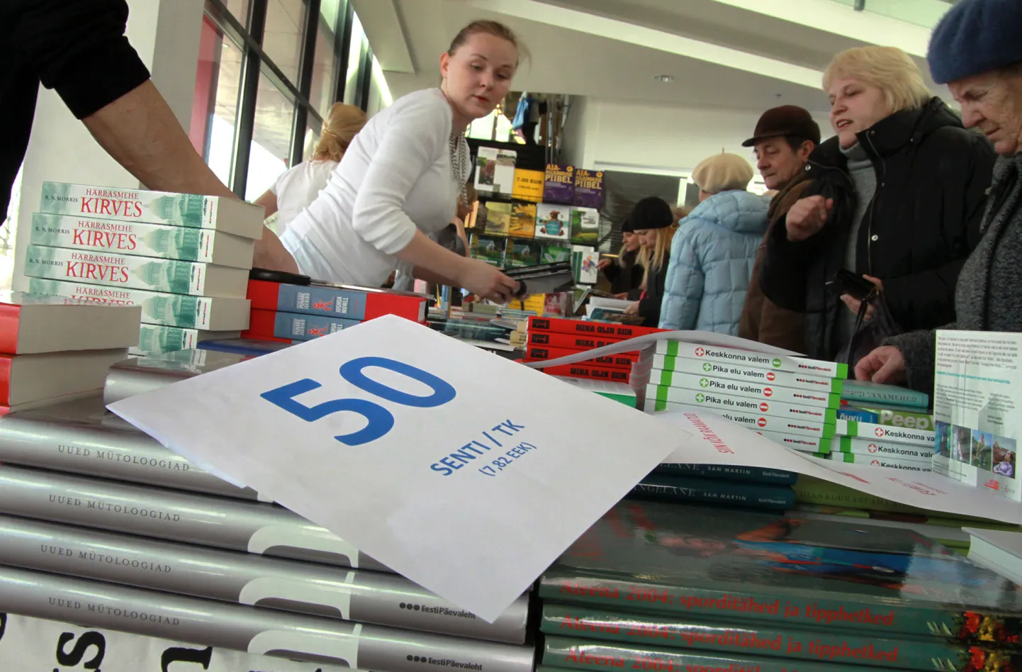 Raamatulaadal võib lugemisvara leida kõigest 50 eurosendi eest.