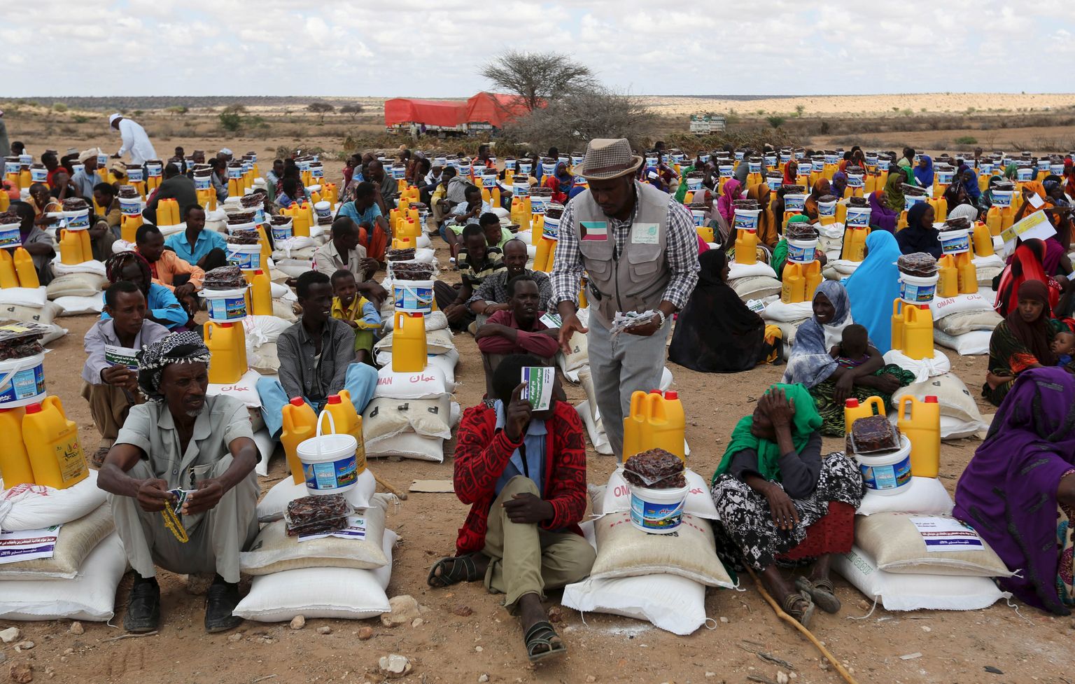 Humanitaarabi jagamine Aafrika abivajajatele