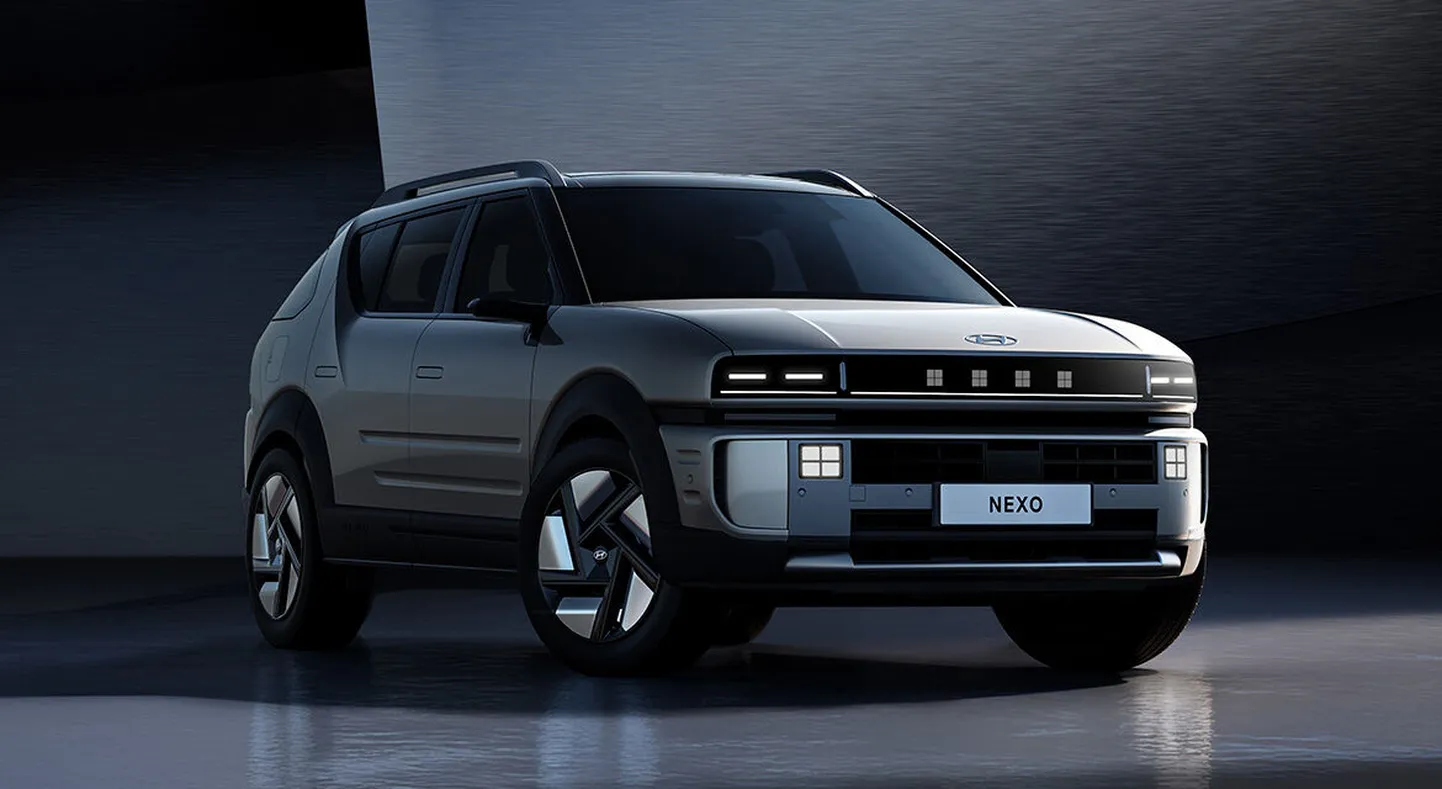 Vesinikuauto Nexo pakub luksuslikke mugavusi. sealhulgas täislamavusse laskuvaid esiistmeid.