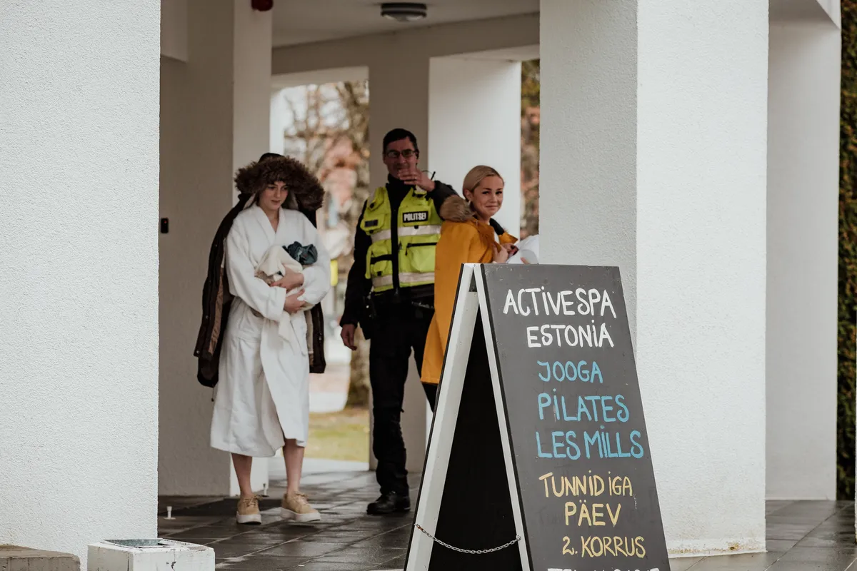 Evakuatsioon Pärnu Estonia spaas.