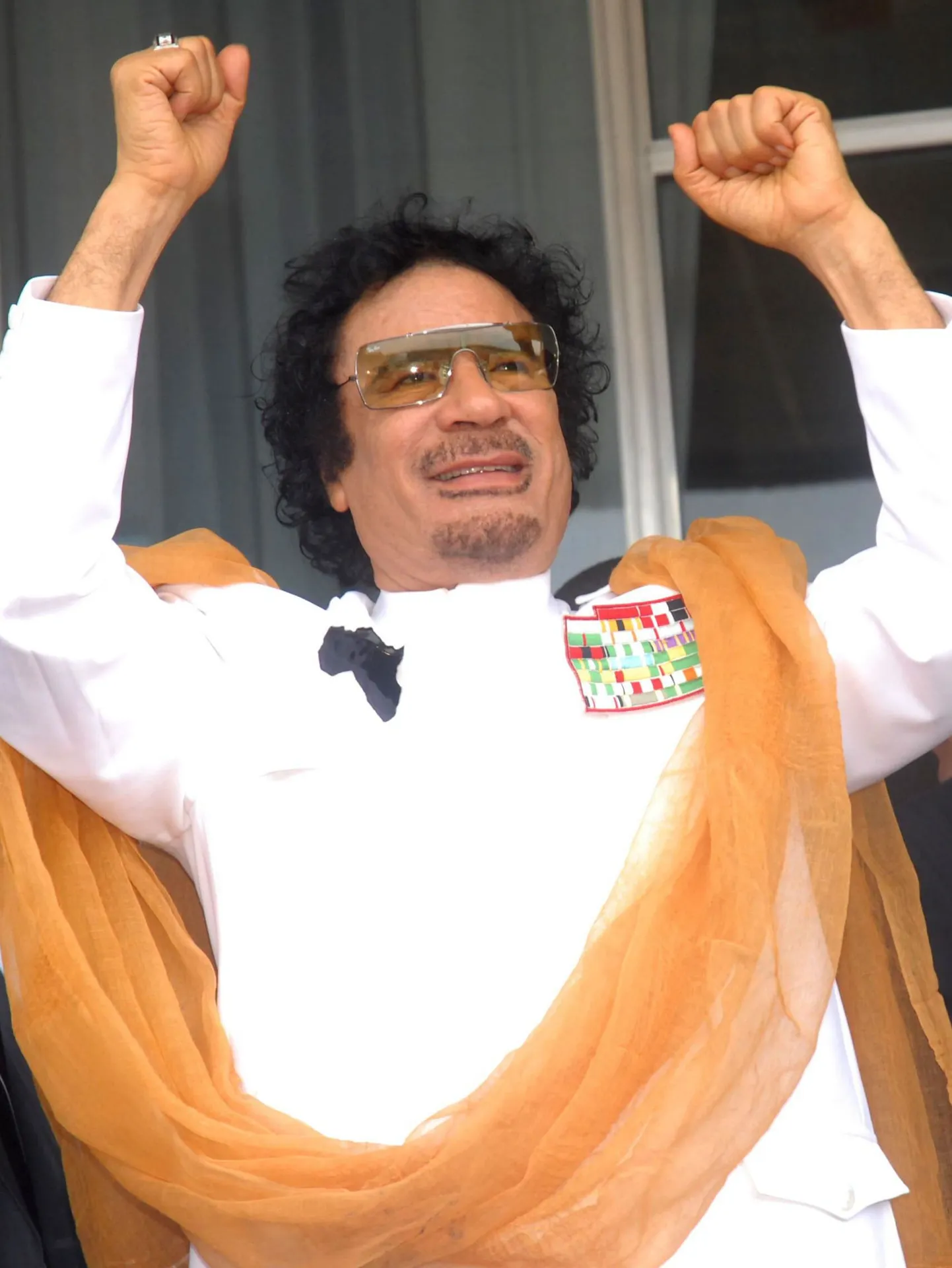 Liibüa liider Muammar Gaddafi.
