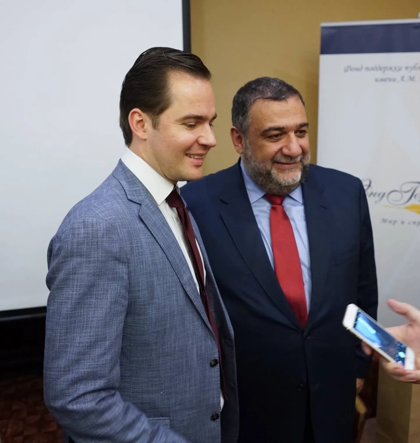 Николай Дегтяренко и Рубен Варданян.