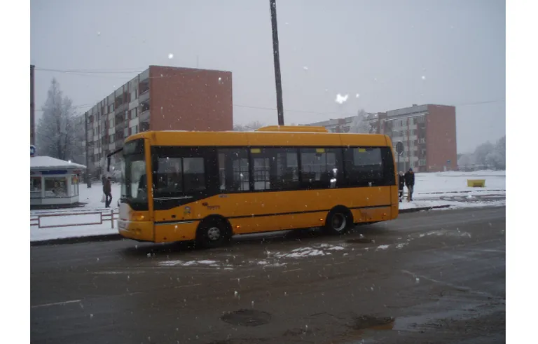 “Ikarus” autobuss Rēzeknē 2011. gada 31. decembrī