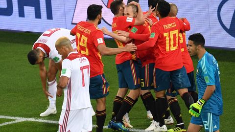 Blogi ja galerii: Hispaania võitis dramaatiliselt Portugali ees alagrupi