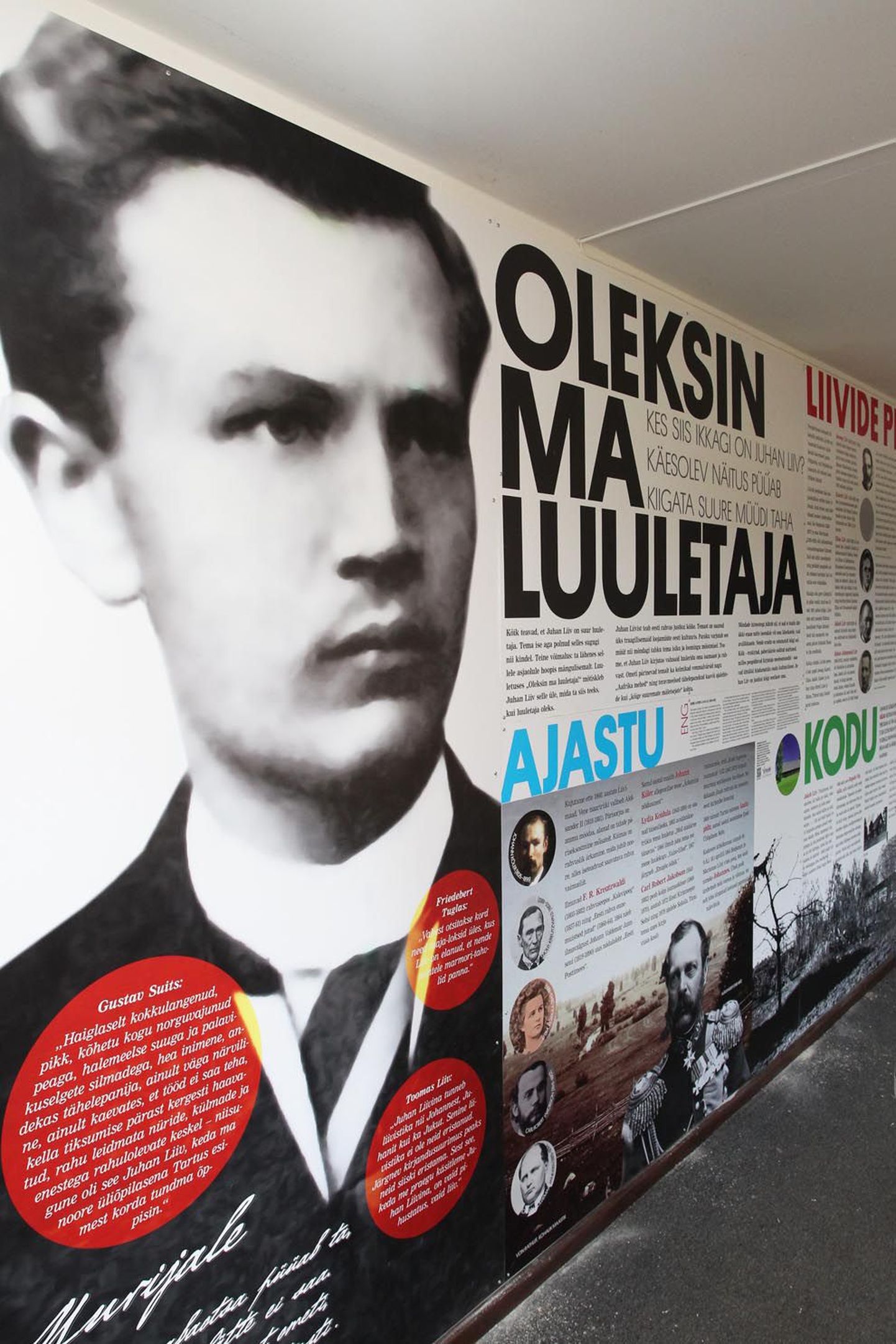 Alatskivil Liivi muuseumis avatav näitus kannab pealkirja «Oleksin ma luuletaja».