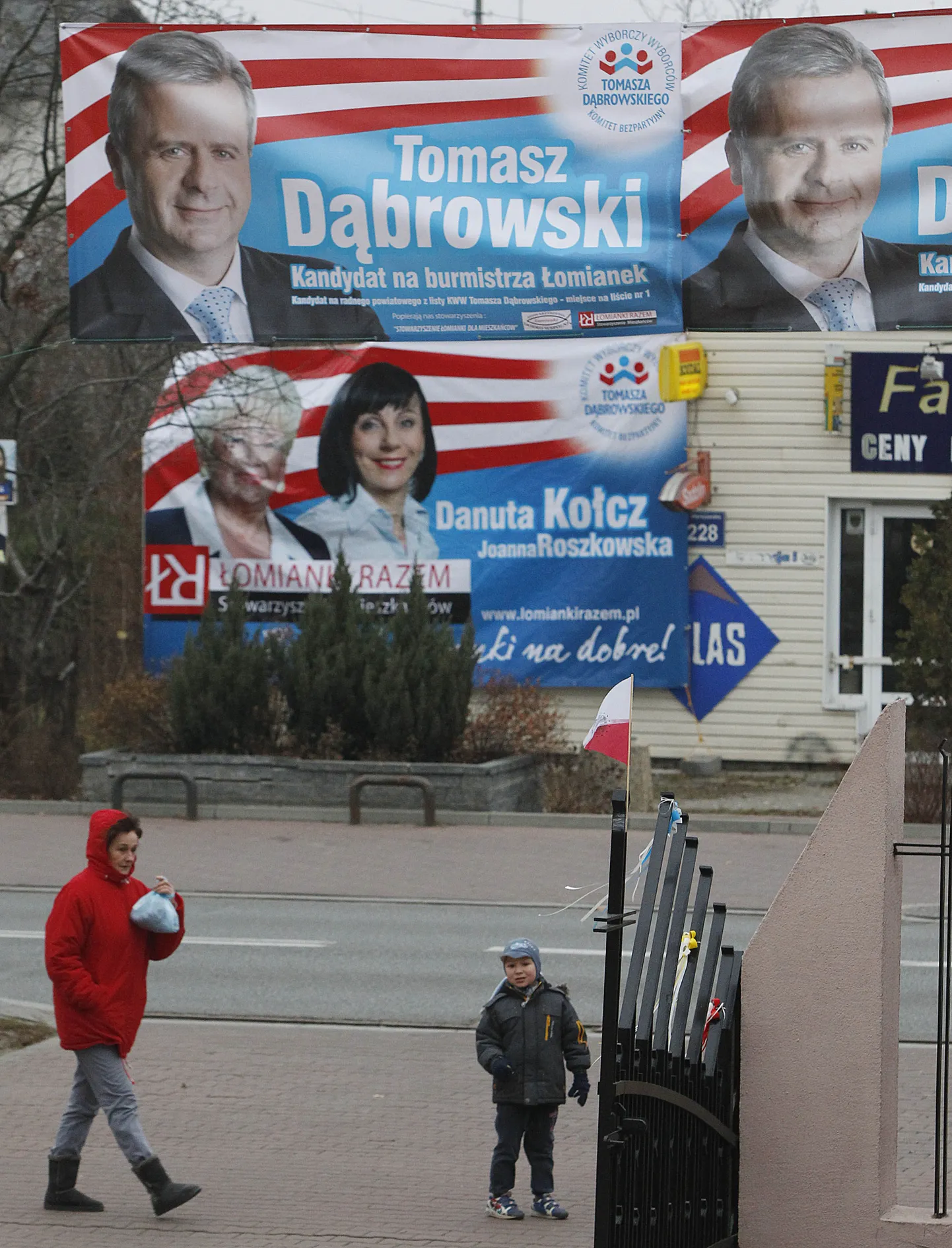 Valimisplakatid Varssavis.