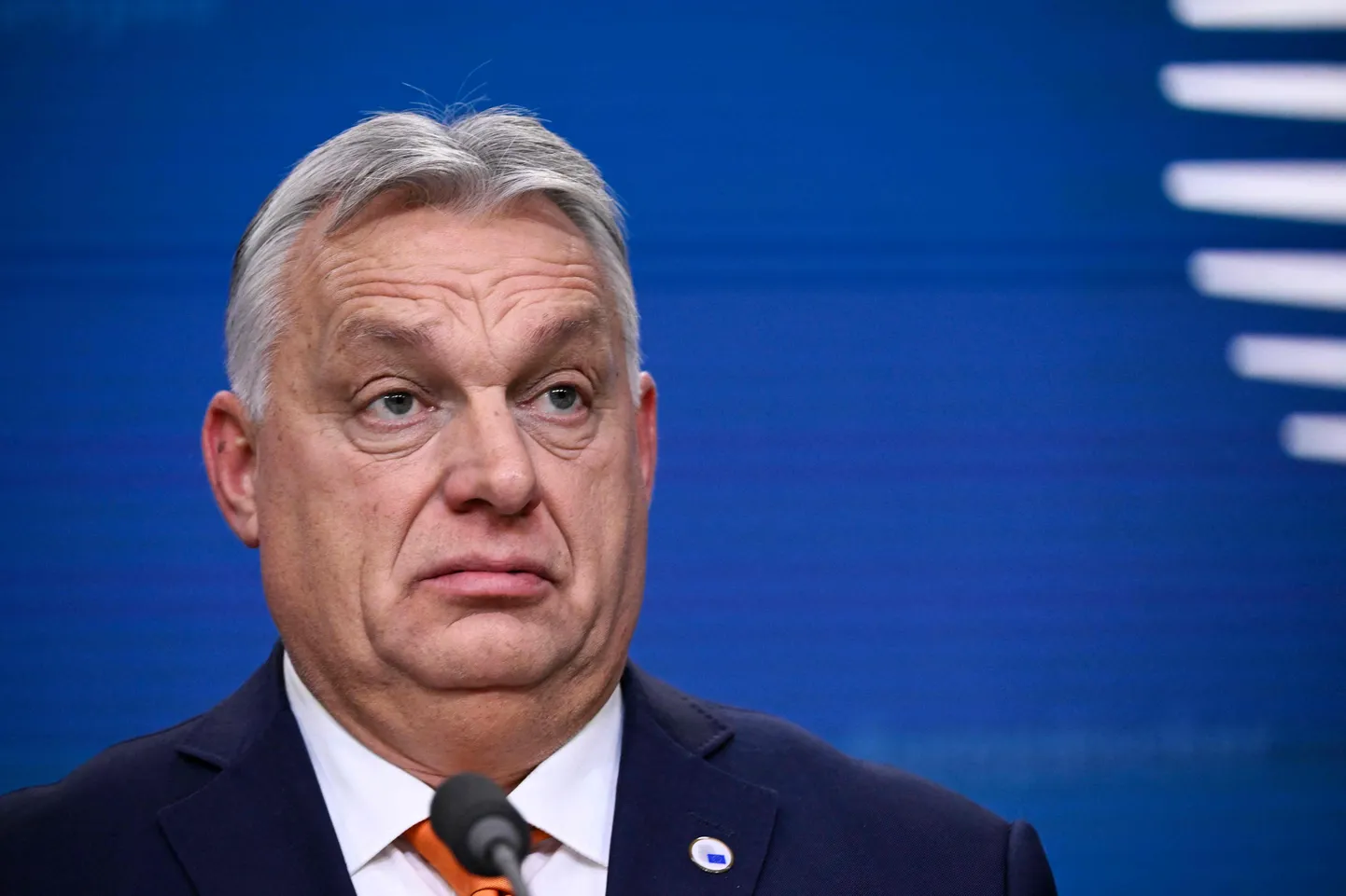 Ungari peaminister Viktor Orbán pärast Euroopa Ülemkogu kohtumist ELi Brüsselis 19. detsembril 2024.