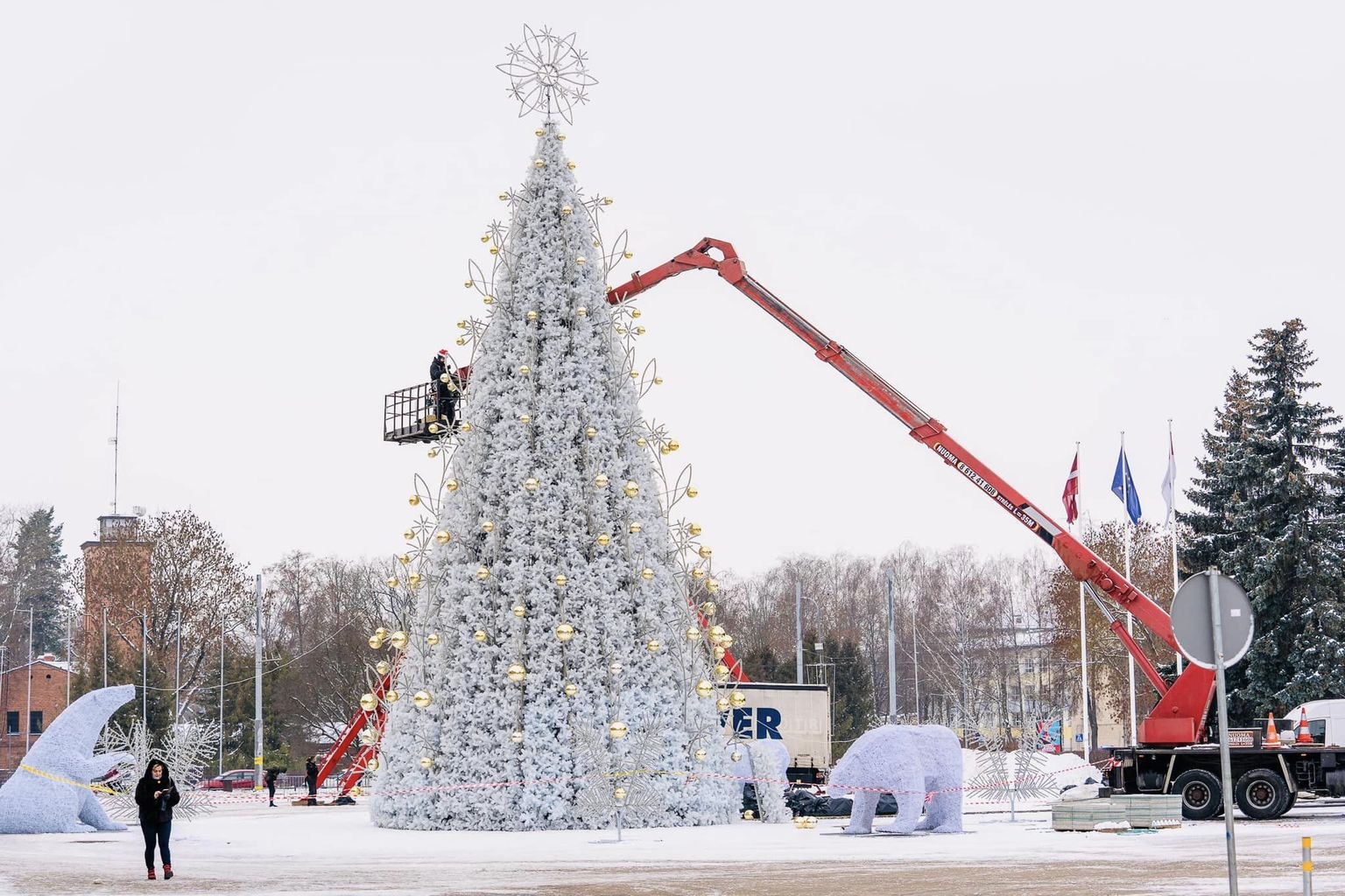 Рождественская елка в Даугавпилсе