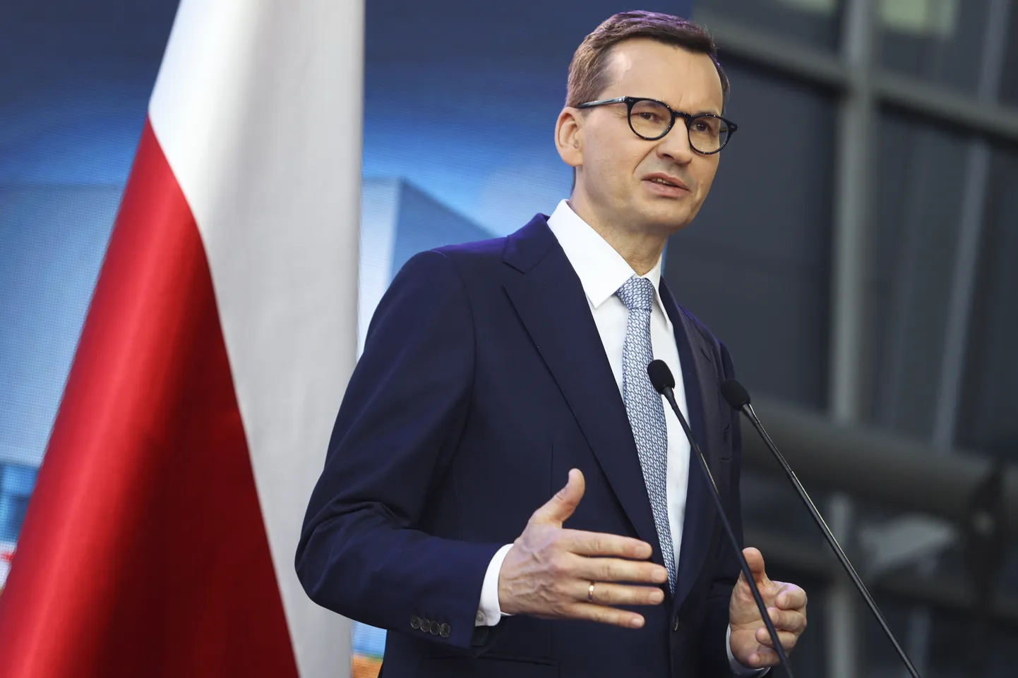 Poola peaminister Mateusz Morawiecki.
