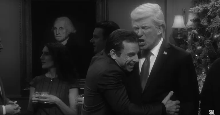 Alec Baldwin (paremal) ja Ben Stiller sketšisaates Saturday Night Live