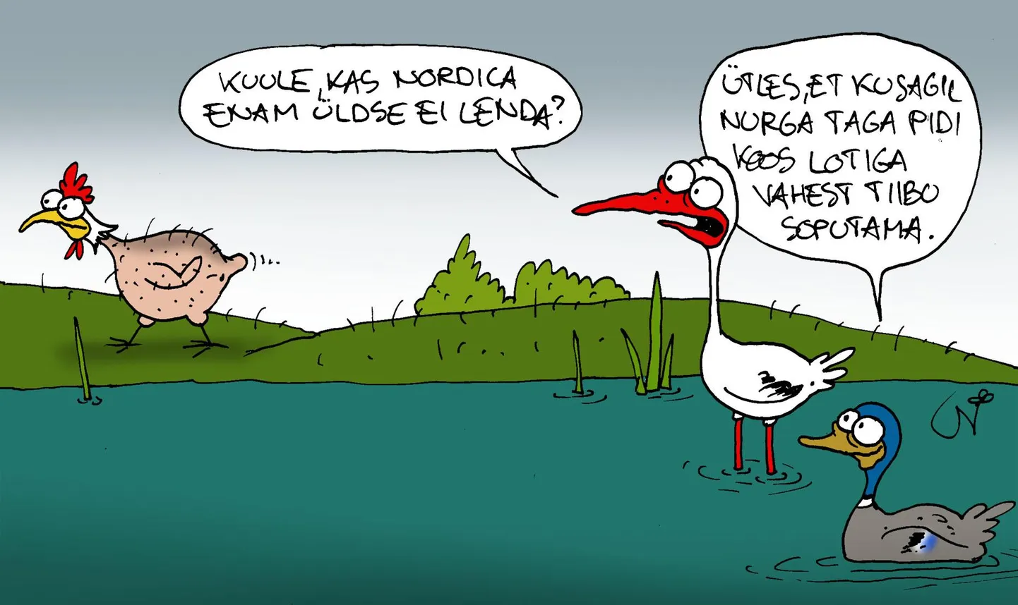 Päeva karikatuur FOTO: Urmas Nemvalts