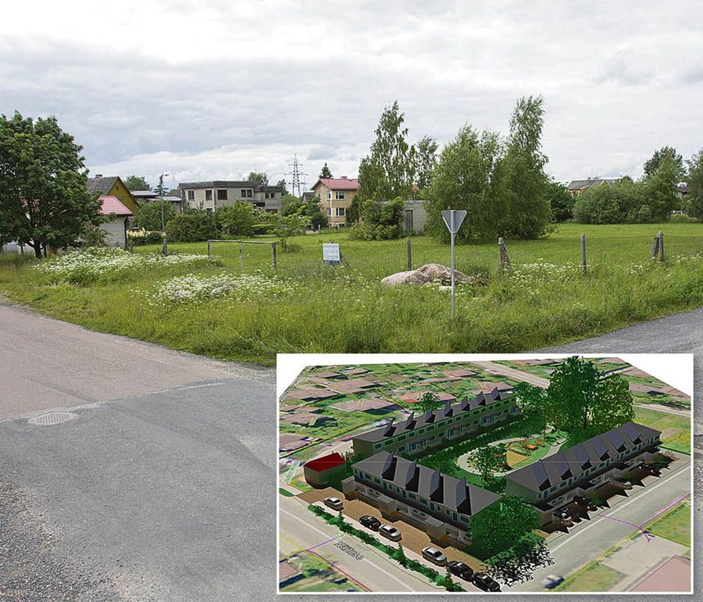 Osaühing Nordic Living tahab ehitada omaaegse Näituse platsi pumpla asemele kolm ridaelamut, kus leiaks kodu paarkümmend peret. Praegu kehtiv detailplaneering lubab sinna teha kolm eramaja ja ühe kuue boksiga ridaelamu.