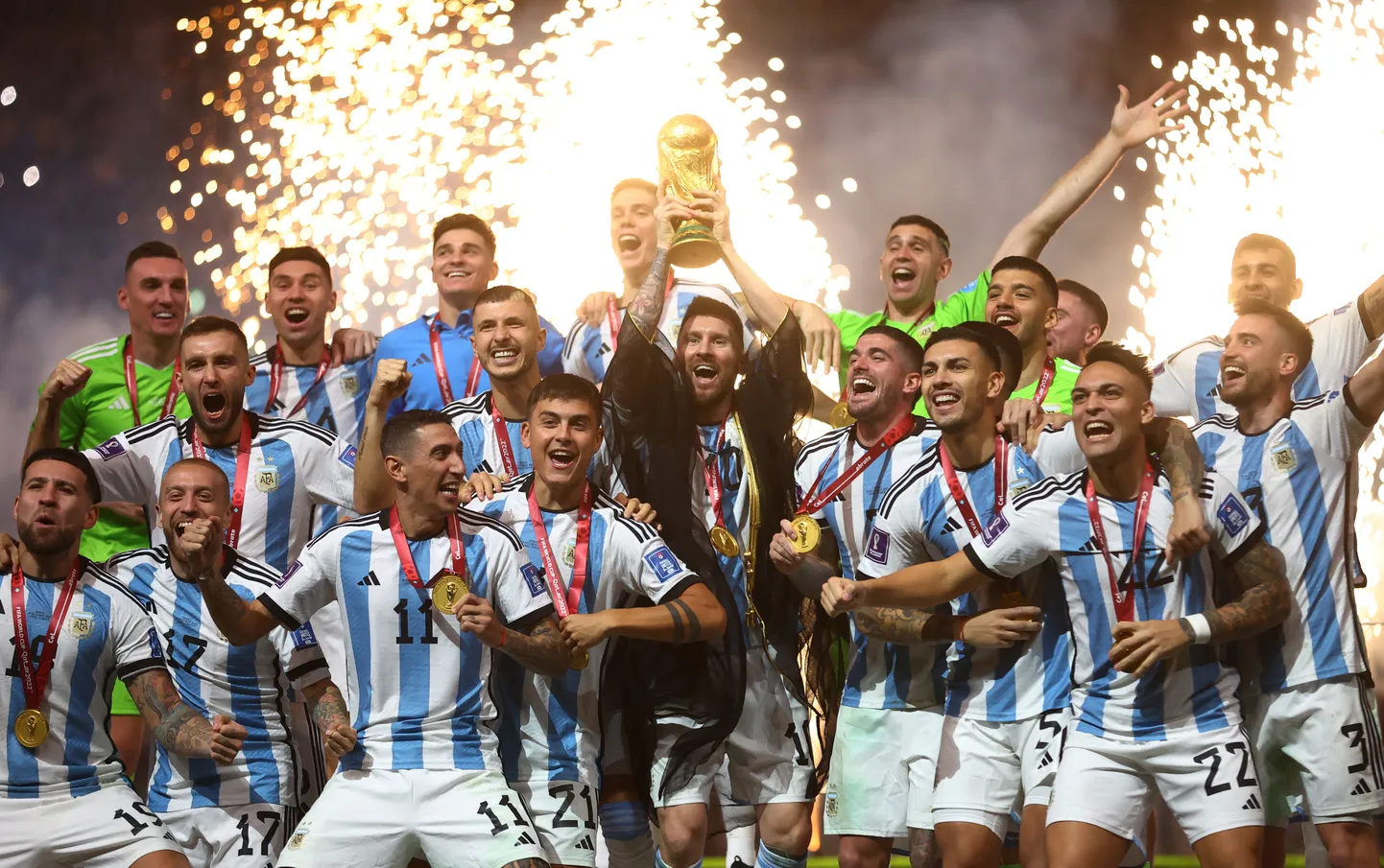 Lionel Messi ja Argentina on maailmameisterid!