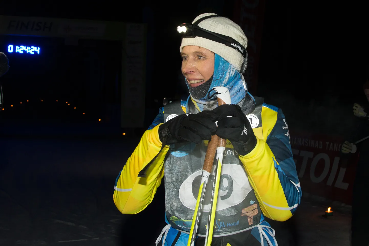 President Kersti Kaljulaid on jõudnud Alutaguse öömaratoni finišisse.