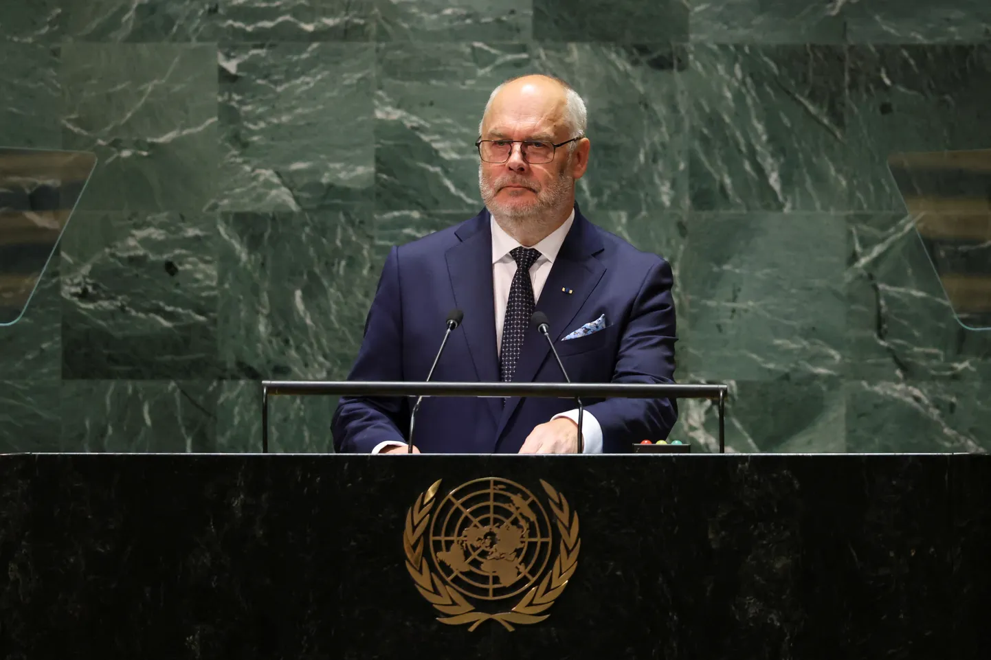 President Alar Karis stressed that the UN cannot allow aggression to become a way of doing politics and thus allow Russia to take the whole world hostage.
