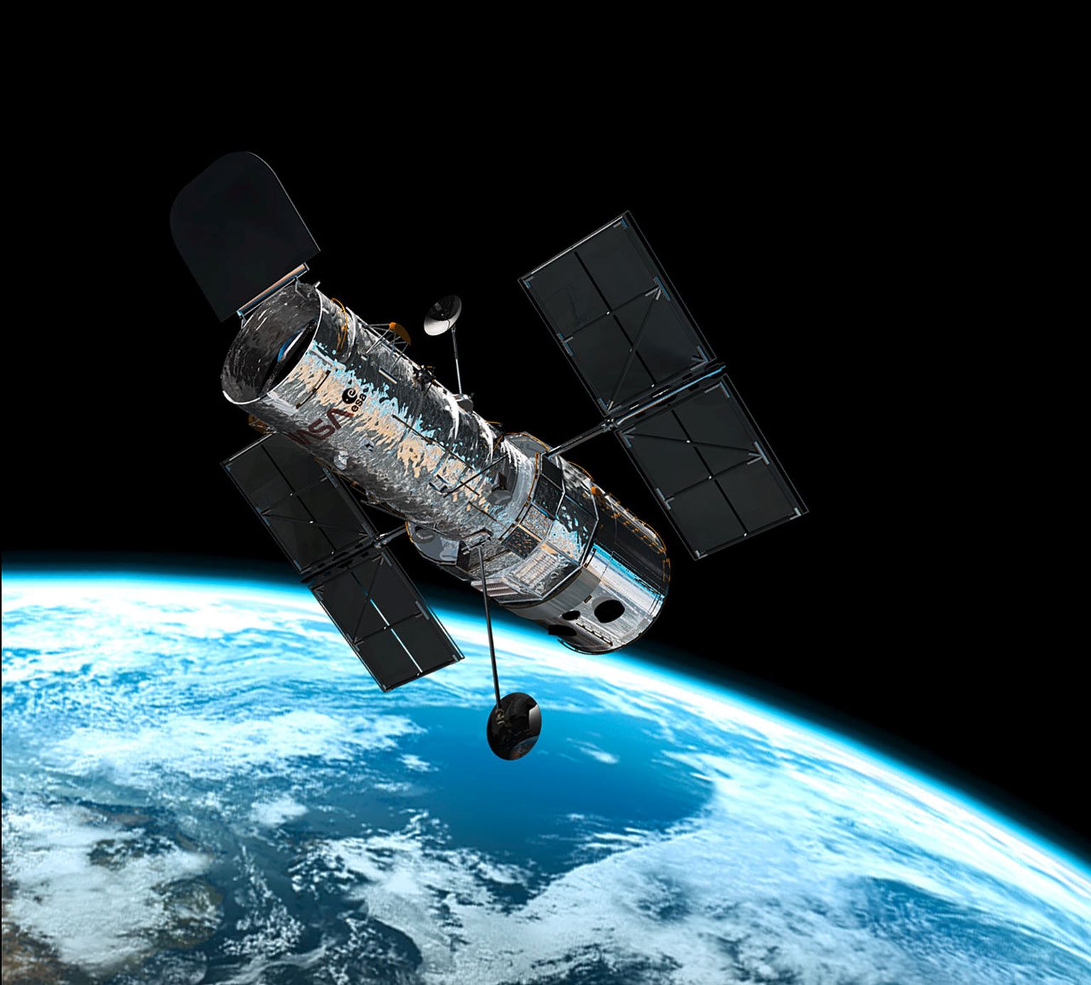 Hubble'i teleskoobi illustratsioon