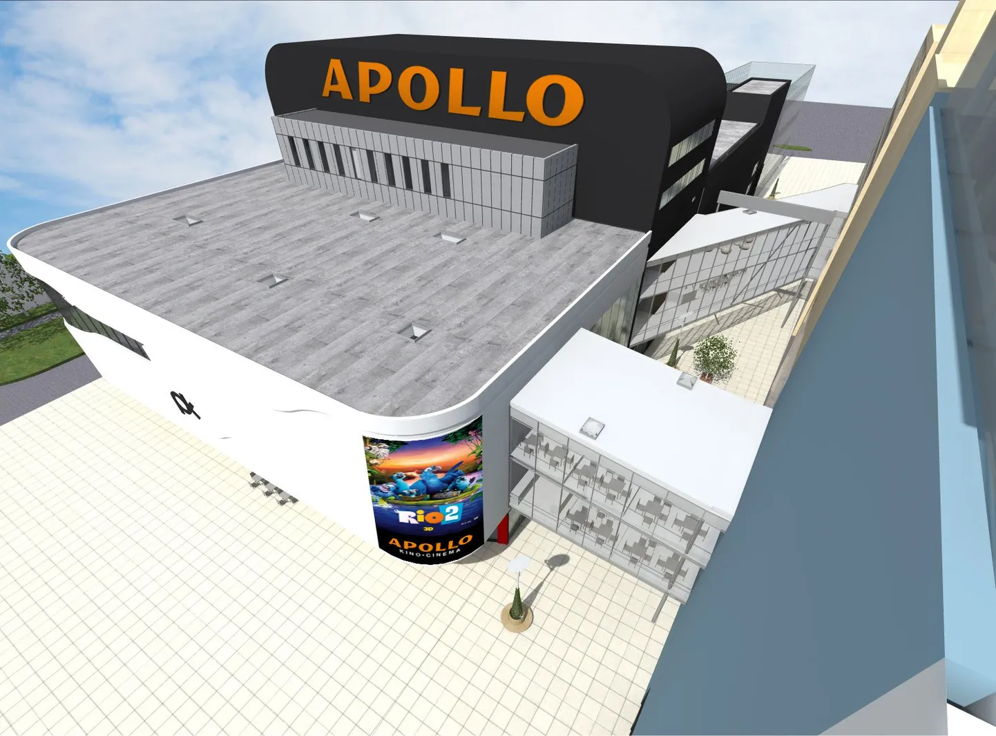 Raamatukauplusekett Apollo avab maikuus Pärnu Keskuse juurdeehituses uue raamatu- ja meelelahutuskaupluse ning esimese Apollo kino.
