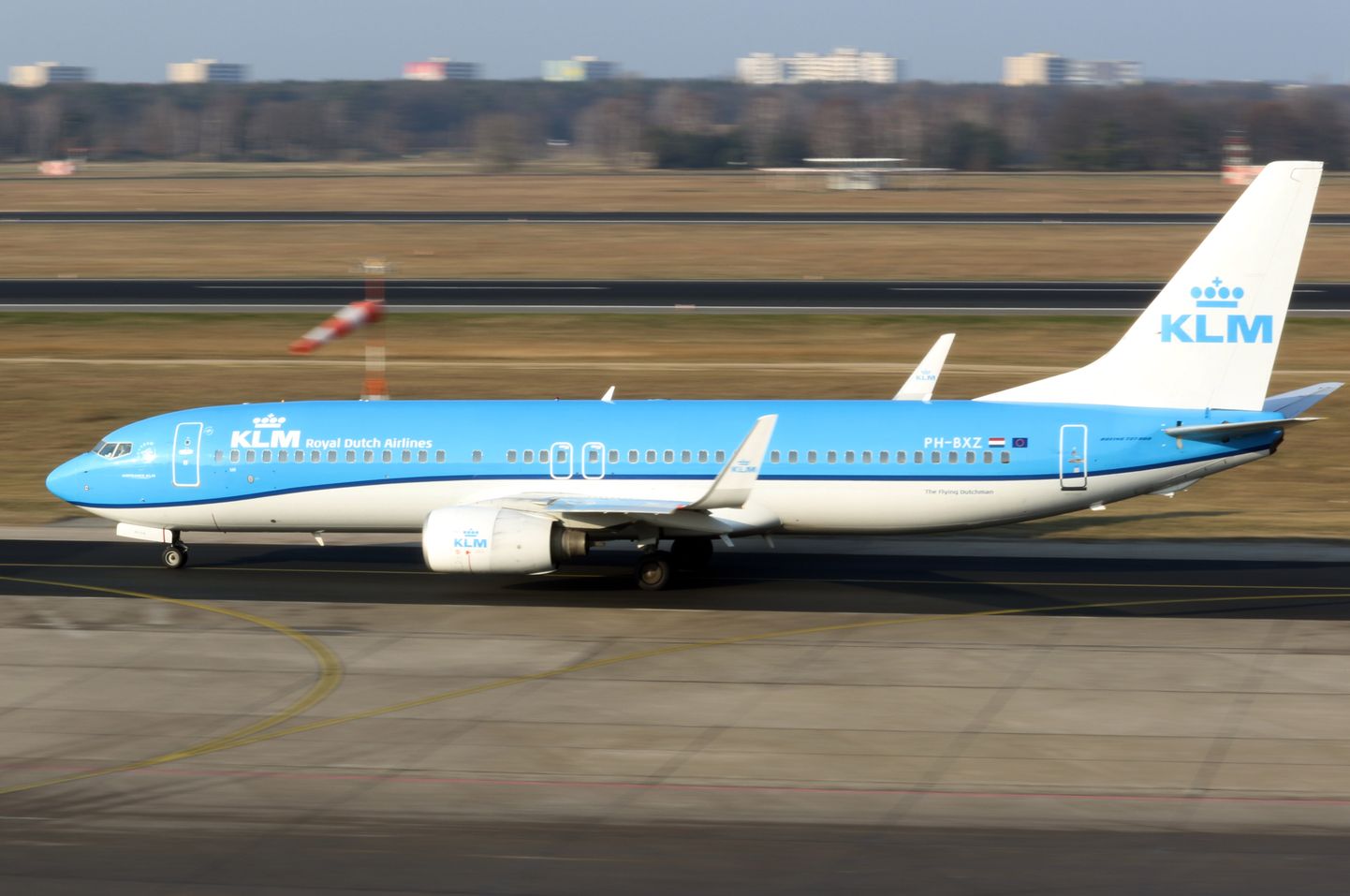 Hollandi lennufirma KLM lennuk Boeing 737.