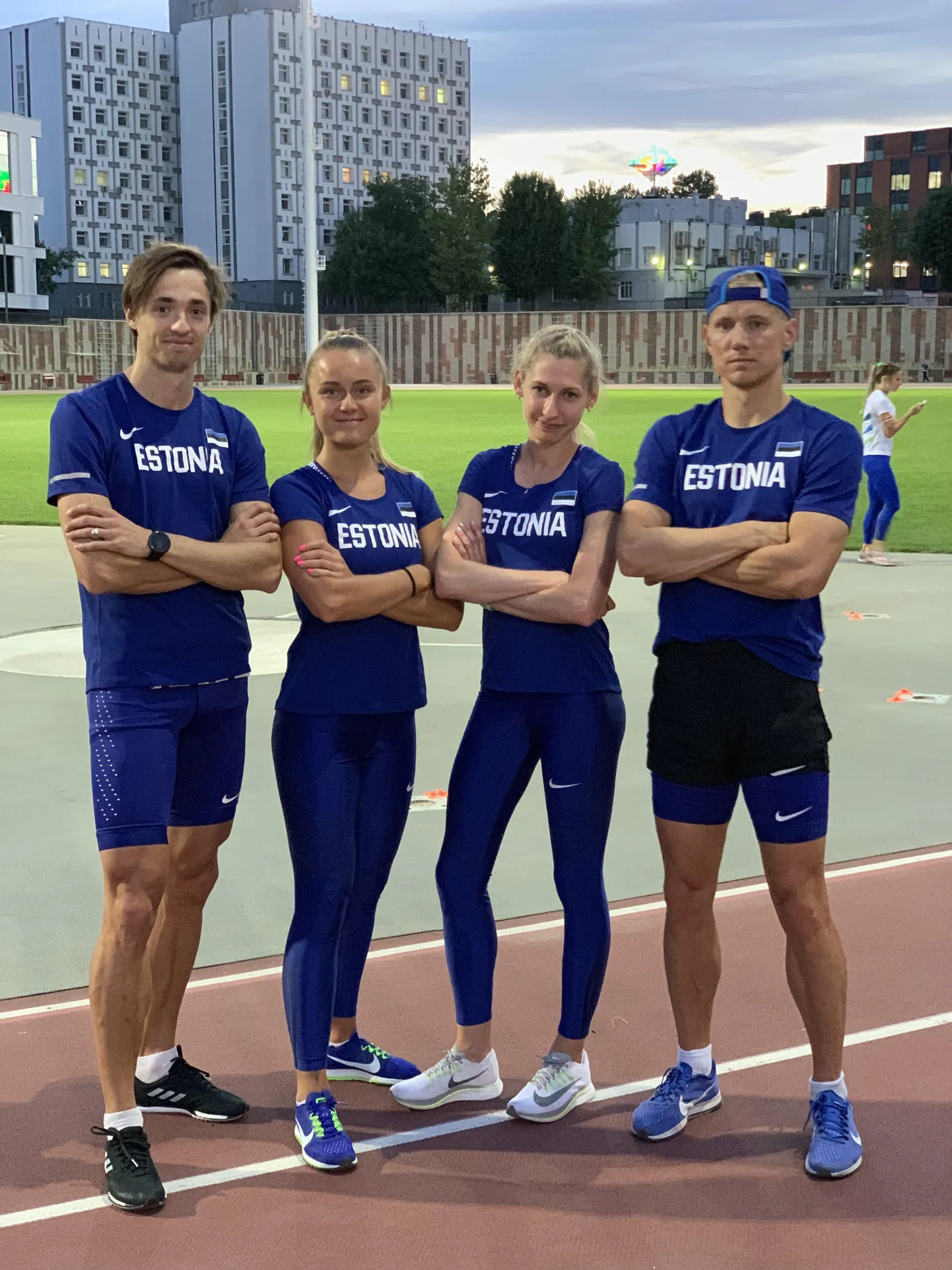 Teatenelik Minskis (vasakult: Jaak-Heinrich Jagor, Liis Roose, Helin Meier, Marek Niit).
