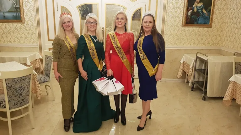 Призёры и победители конкурса Grandma Universe/Classic Universe 2018 Инга Виролайнен, Наталья Мянд, Лилия Козлова, Рийтта Конделин на конкурсе Grandma Universe/Classic Universe 2019