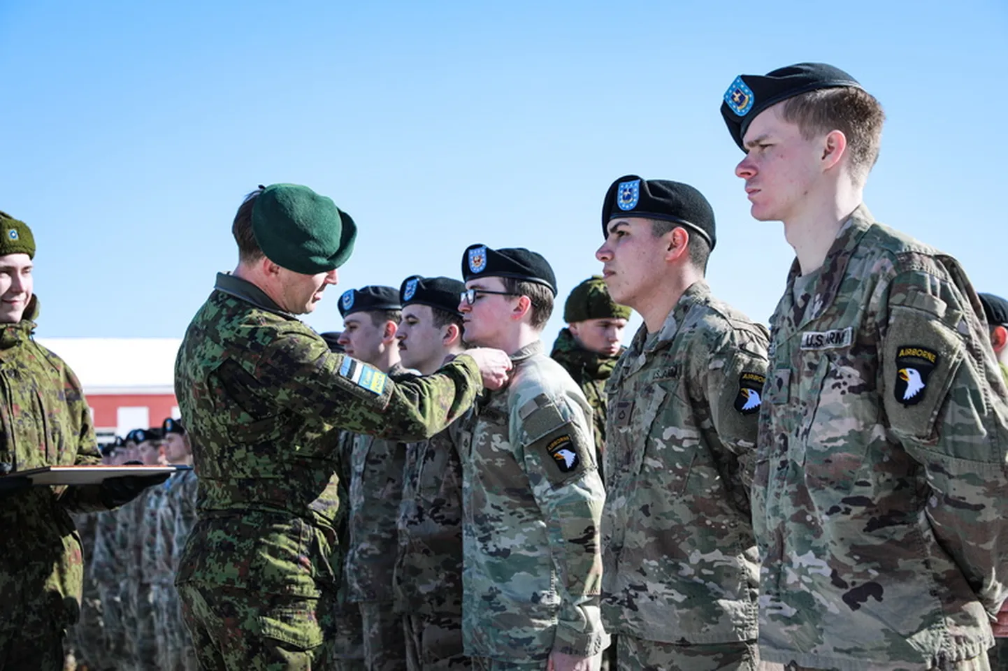 USA sõdurid harjutasid koos teise jalaväebrigaadiga detsembrist 2022.