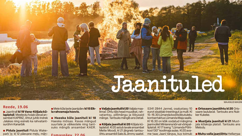 ÜLESKUTSE ⟩ Jaanituled üle Saaremaa – näita meile oma pidu!