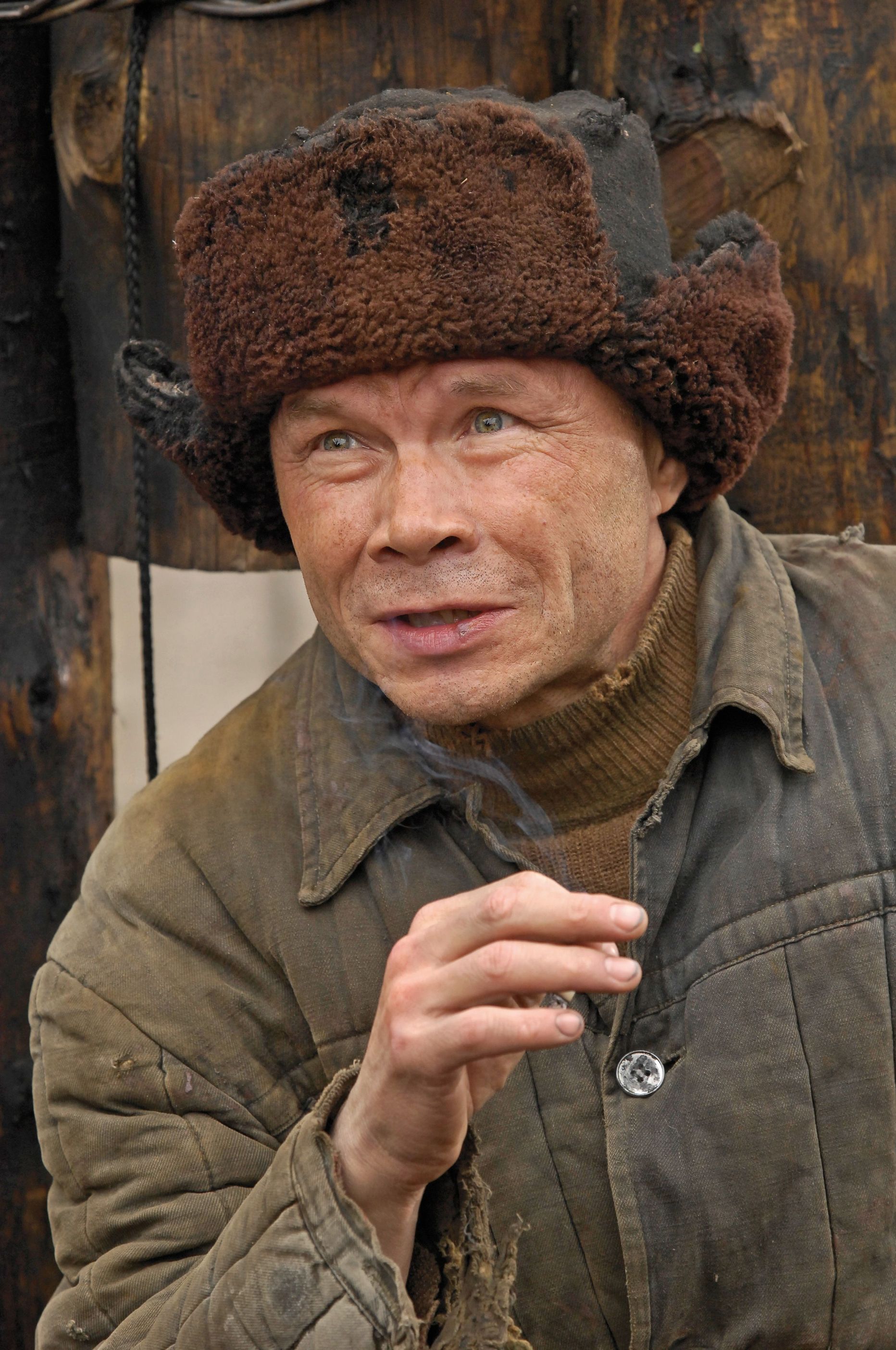 Актер Александр Баширов на съемках фильма.